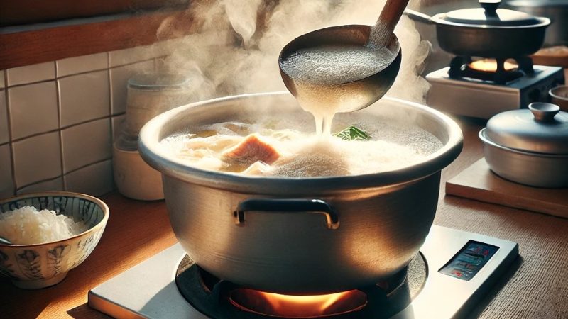 「アクを取る」とは? 煮物やスープを澄ませる技術