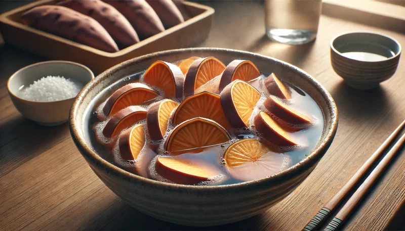 さつまいものアク抜きを簡単にするコツ_画像_画像