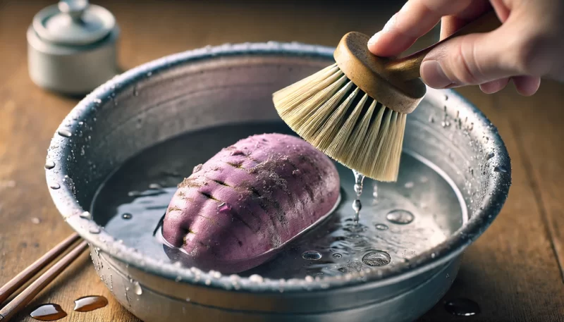 さつまいもの泥を簡単に落とすコツ_画像_画像