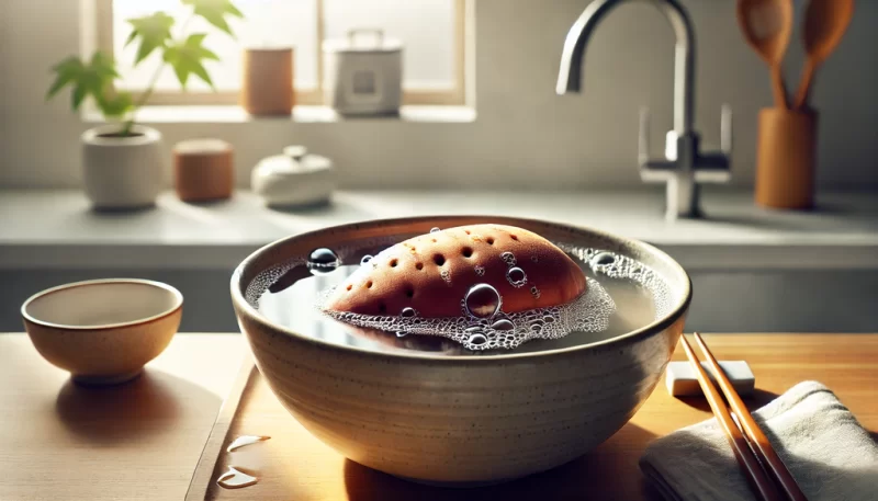 さつまいもを焼く前に水に浸す理由_画像_画像