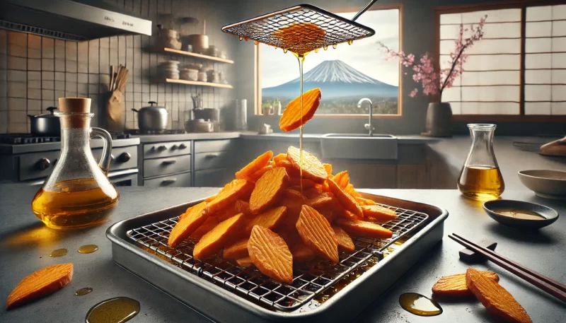 さつまいもの揚げ後のカリカリを保つコツ_画像_画像