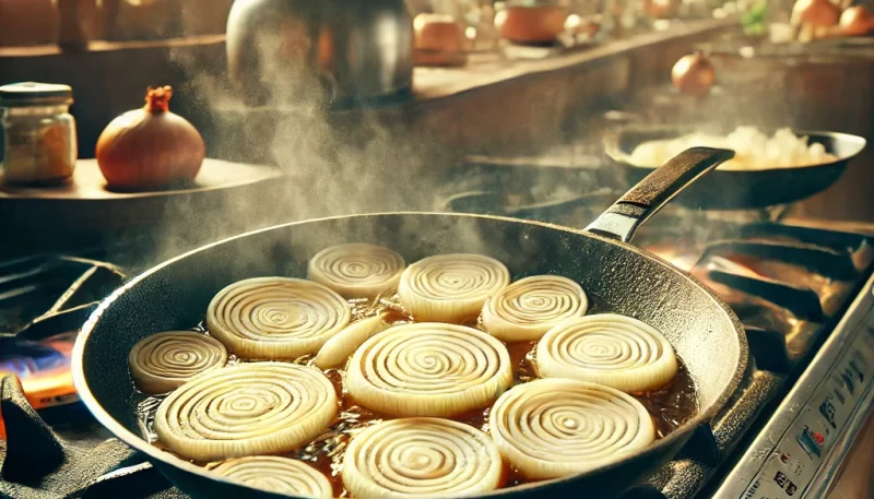 玉ねぎを炒めて甘みを引き出すコツ!弱火でじっくり加熱_画像_画像