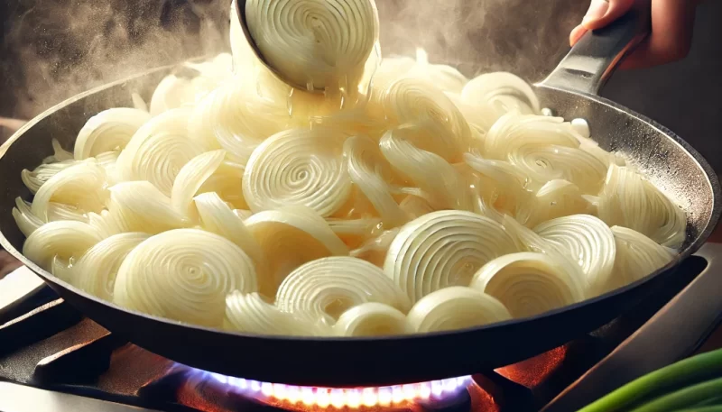 玉ねぎを透明に炒める方法!蒸し炒めで美しい仕上がりに_画像_画像