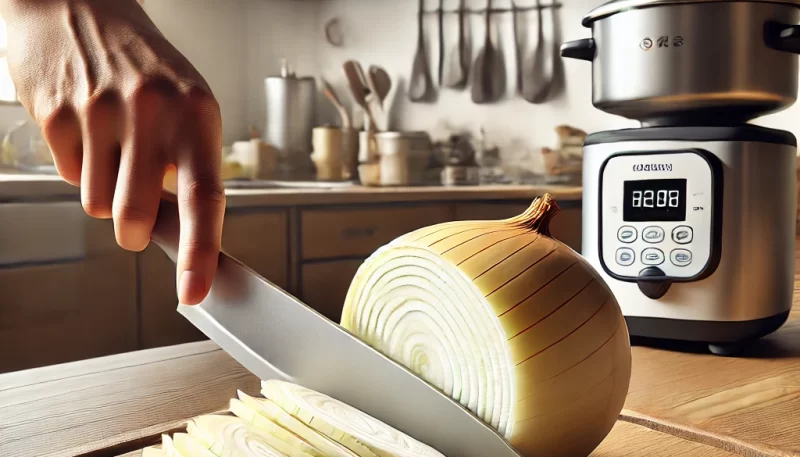 玉ねぎを見た目良くローストする方法！均一な厚さで美しく仕上げる_画像_画像