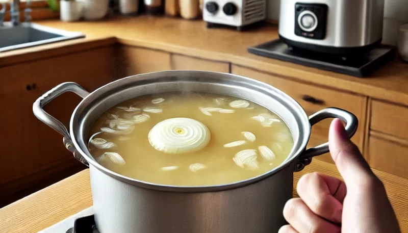 玉ねぎを使ってスープに色をつける方法！強火で炒めてカラメル化_画像_画像