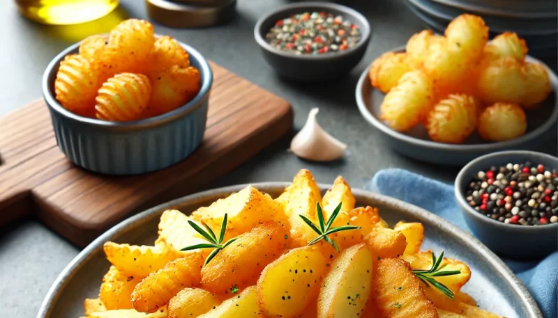 じゃがいもを揚げるときの食感を変えるにはどうすれば良いですか?_画像_画像