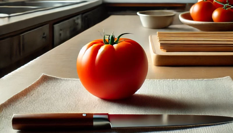 トマトを潰さずに切る方法_画像_画像