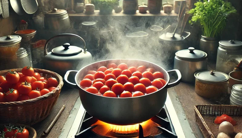 トマトを煮て甘みを引き出す方法_画像_画像