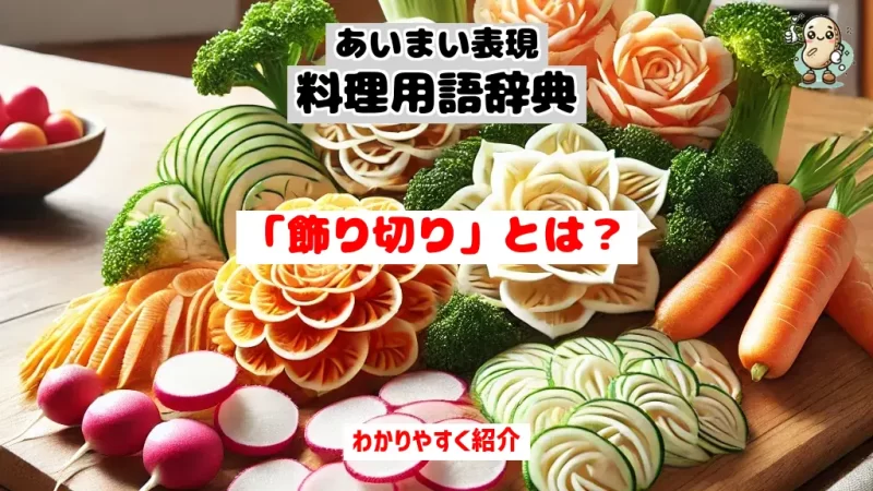 あいまい表現料理用語辞典 飾り切り